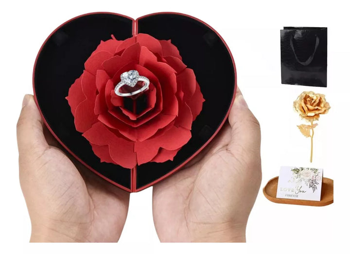 Estuche Corazon Mágico: Anillo + Regalos