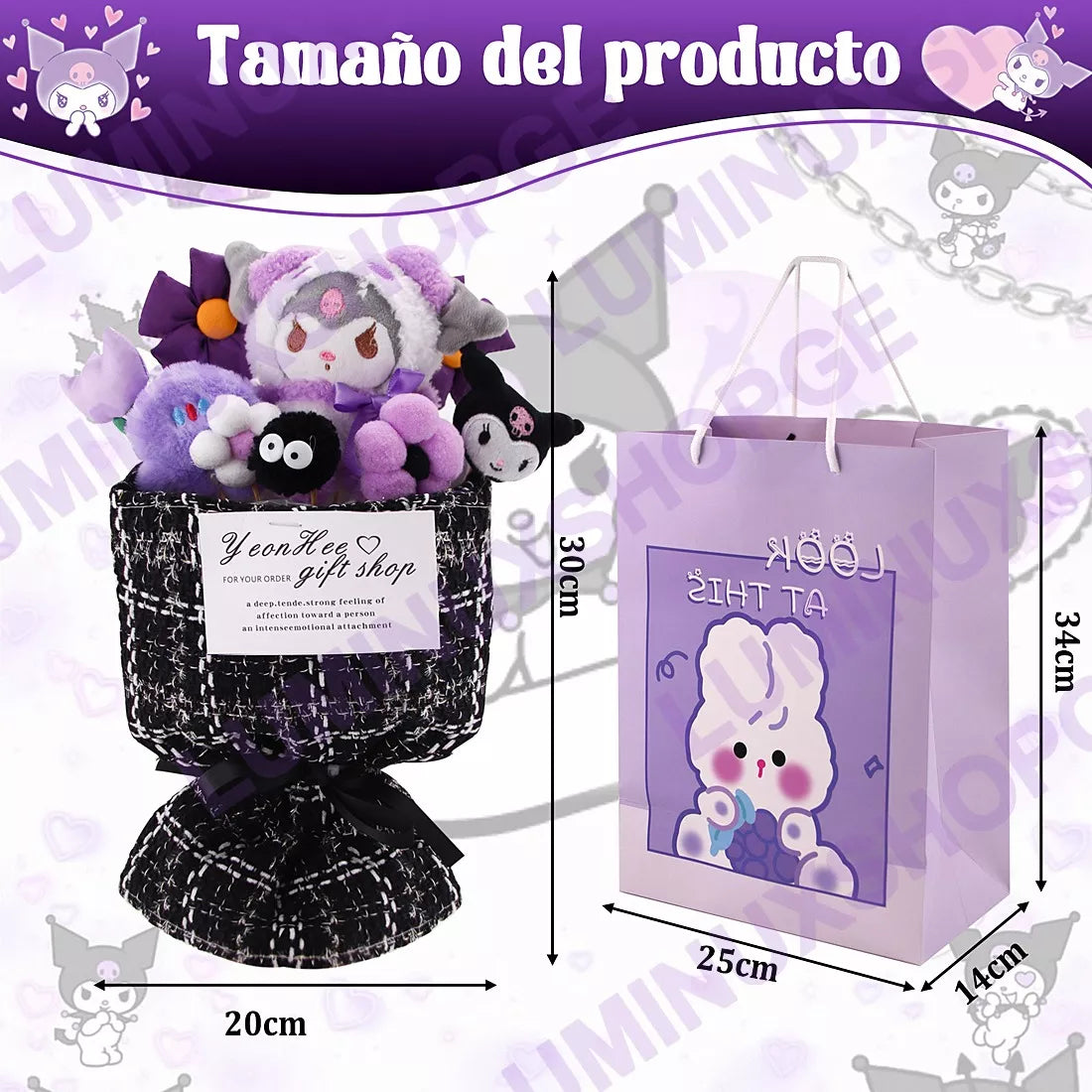 Ramo De Peluches Kulome Sanrio Regalo San Valentin